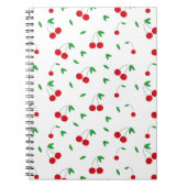 Cherry Pattern Easy Cherry Drawing Cherry Art Cher Notitieboek (Voorkant)