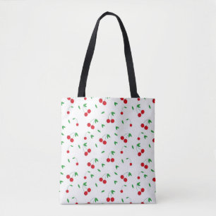 Cherry Pattern Easy Cherry Drawing Cherry Art Cher Tote Bag