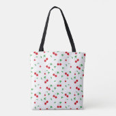 Cherry Pattern Easy Cherry Drawing Cherry Art Cher Tote Bag (Achterkant)