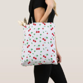 Cherry Pattern Easy Cherry Drawing Cherry Art Cher Tote Bag (Dichtbij)