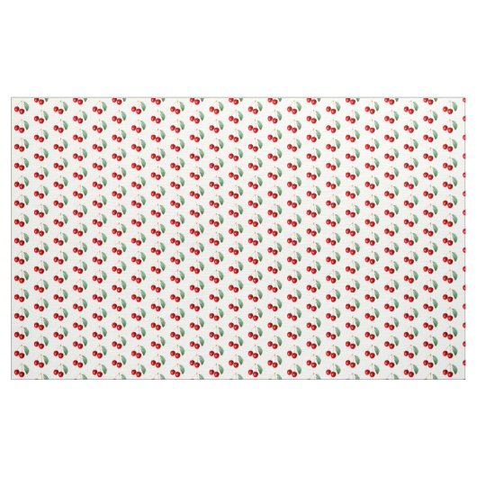 Cherry Pattern Fabric Stof (Yard (91,4 cm))