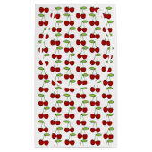 Cherry Pattern Gift Bag Klein Cadeauzakje (Achterkant)