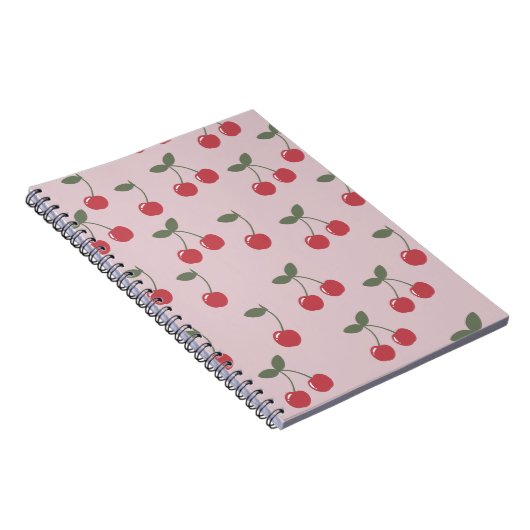 Cherry Pattern Notitieboek (Rechterzijde)
