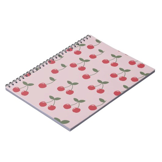 Cherry Pattern Notitieboek (Linkerzijde)