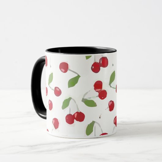 Cherry Pattern Red Mok (Voorkant links)