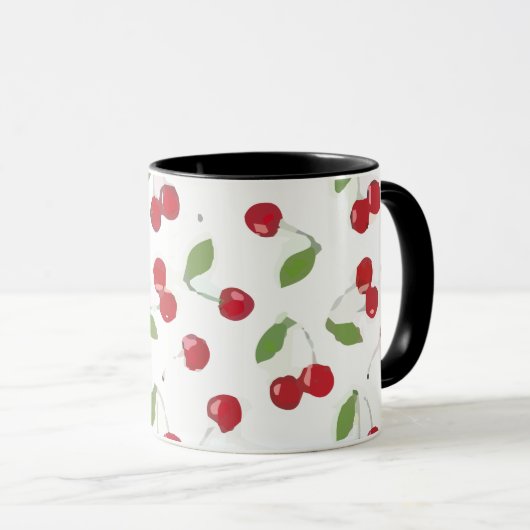Cherry Pattern Red Mok (Voorkant rechts)