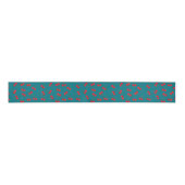Cherry Pattern vivid Grosgrain Lint (Voorkant)