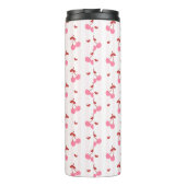 Cherry Pattern with Hearts  Thermosbeker (Achterkant)