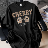 Cherry Paw Print T-shirt – Pet Lover T-shirt