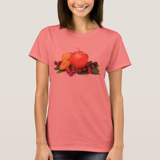 Cherry Peach Apple T-shirt (Voorkant)