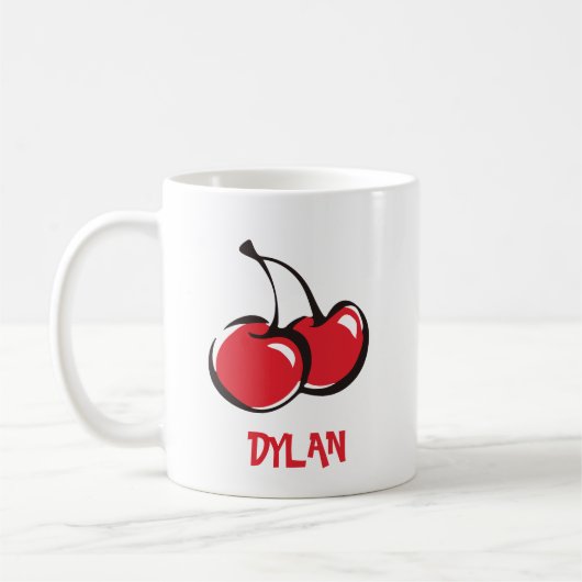 Cherry Personalized Mug Koffiemok (Links)
