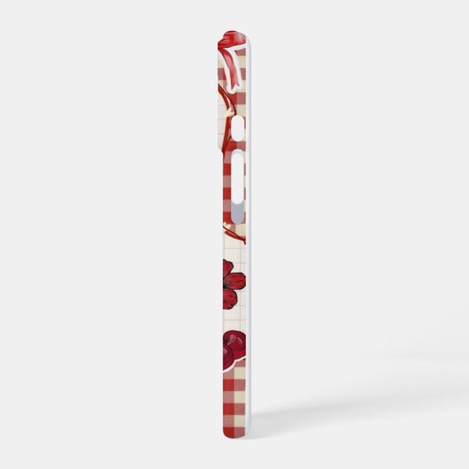 Cherry Phone case iPhone 16 Hoesje (Linkerkant)