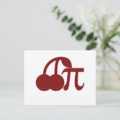 Cherry Pi Briefkaart (Staand voorkant)