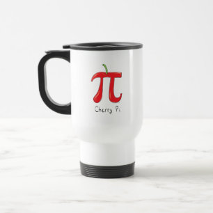 Cherry Pi Cute Wiskunde Pi Day Koffee Travel Mug Reisbeker