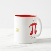Cherry Pi Cute Wiskunde Pi Day Koffie Mok (Voorkant rechts)