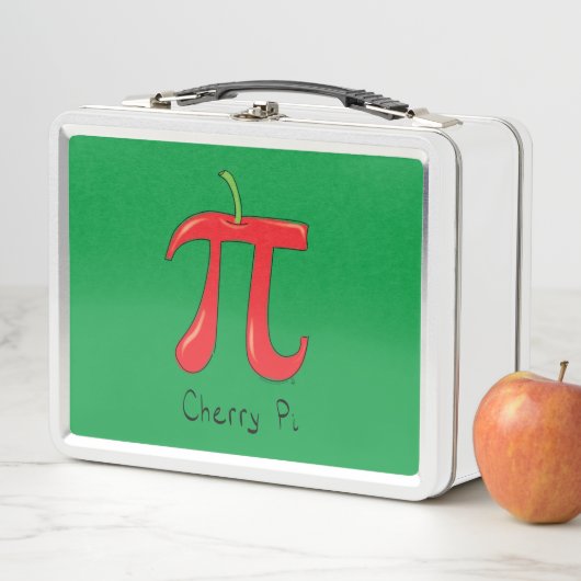 Cherry Pi Cute Wiskunde Pi Day Lunch Box (In situ)