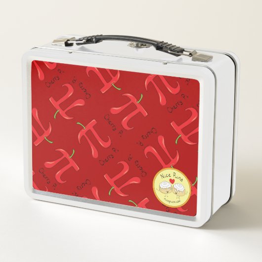 Cherry Pi Cute Wiskunde Pi Day Lunch Box (Achterkant)