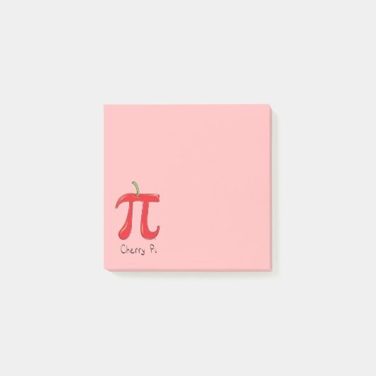 Cherry Pi Cute Wiskunde Pi Day Notes (Voorkant)