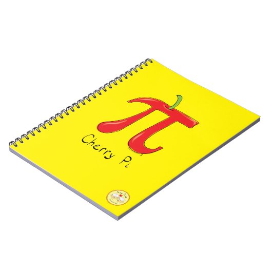 Cherry Pi Cute Wiskunde Pi Day Notitieboek (Linkerzijde)