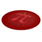 Cherry Pi Cute Wiskunde Pi Day Pie Cutting Board Snijplank (Hoek)