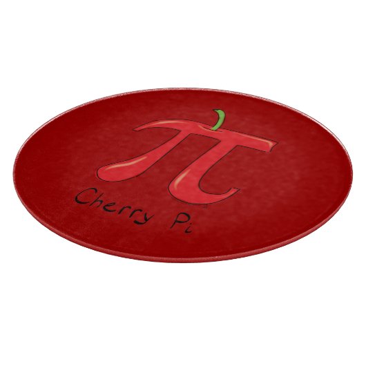 Cherry Pi Cute Wiskunde Pi Day Pie Cutting Board Snijplank (Hoek)