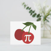 Cherry Pi Day Briefkaart (Staand voorkant)