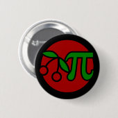 Cherry Pi Day Humor Ronde Button 5,7 Cm (Voorkant /achterkant)