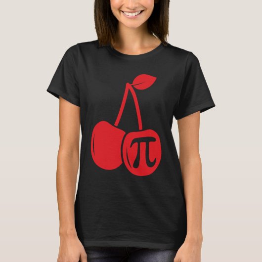 Cherry Pi Day  Math Nerd Pie Teacher 3 14 Science T-shirt (Voorkant)