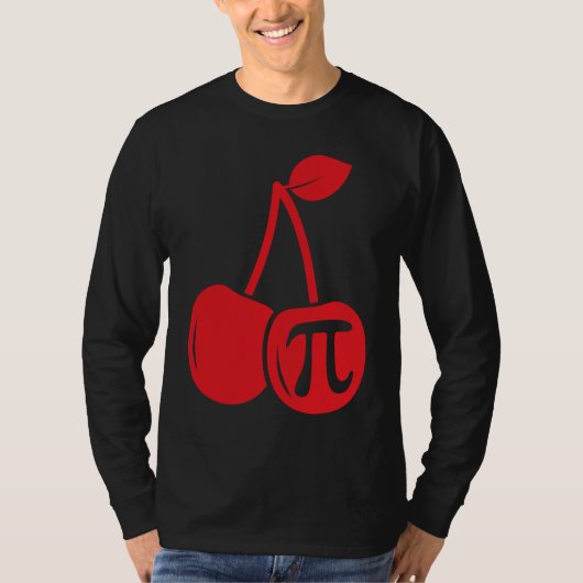 Cherry Pi Day  Math Nerd Pie Teacher 3 14 Science T-shirt (Voorkant)