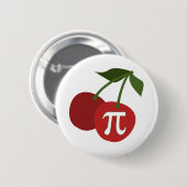 Cherry Pi Day Ronde Button 5,7 Cm (Voorkant /achterkant)