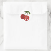 Cherry Pi Day Ronde Sticker (Tas)
