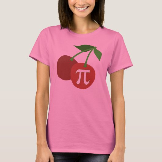Cherry Pi Day T-shirt (Voorkant)