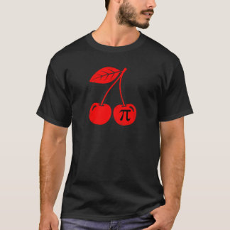 Cherry Pi Grappige Wiskunde Pi Dag Leraar Student T-shirt