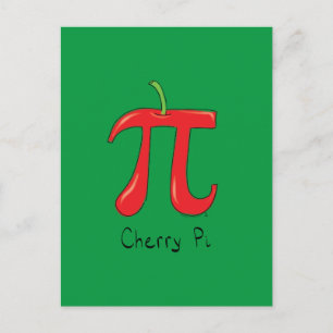 Cherry Pi Schattigee Wiskunde Pi Day Briefkaart