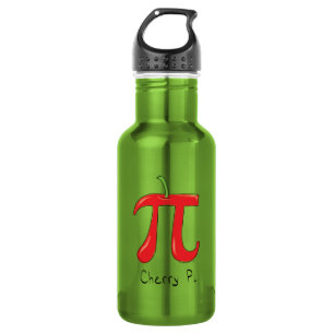 Cherry Pi Symbol Cute Wiskunde Teacher Waterfles