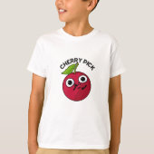 Cherry Pick Funny Fruit Pun T-shirt (Voorkant)