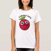 Cherry Pick Funny Fruit Pun T-shirt (Voorkant)