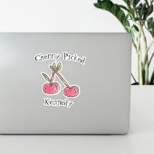 Cherry Picked Schattigee naam Trendy Fruit Modern Sticker