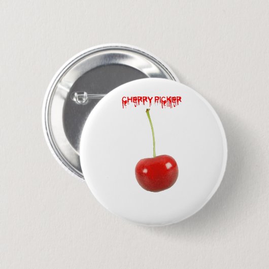 Cherry Picker Ronde Button 5,7 Cm (Voorkant /achterkant)