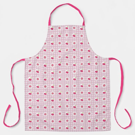 Cherry Picnic Apron Schort (Voorkant)