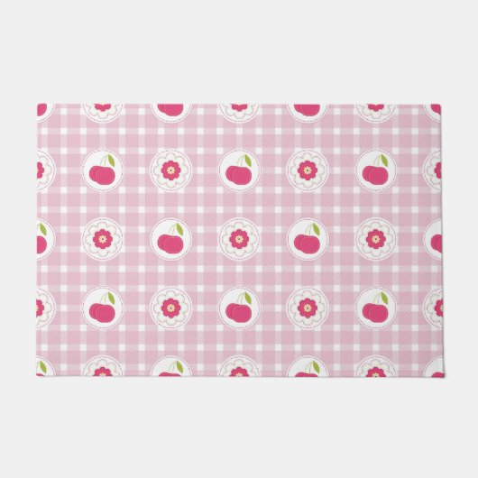 Cherry Picnic Doormat Deurmat (Voorkant)