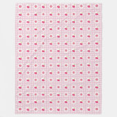 Cherry Picnic Fleece Blanket Deken (Voorkant)