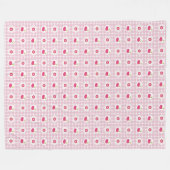 Cherry Picnic Fleece Blanket Deken (Voorkant (Horizontaal))