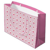 Cherry Picnic Gift Bag Groot Cadeauzakje (Achterkant Gekanteld)
