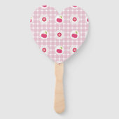 Cherry Picnic Hand Fans Handwaaier (Achterkant)