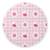 Cherry Picnic Knob Keramische Knop (Voorkant)