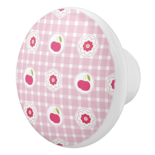 Cherry Picnic Knob Keramische Knop (Rechts)