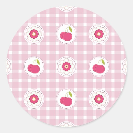 Cherry Picnic Stickers (Voorkant)