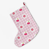 Cherry Picnic Stocking Grote Kerstsok (Achterkant (Hangend))