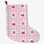 Cherry Picnic Stocking Grote Kerstsok (Voorkant)